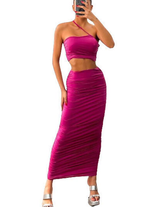 Chica Set with Skirt magenta