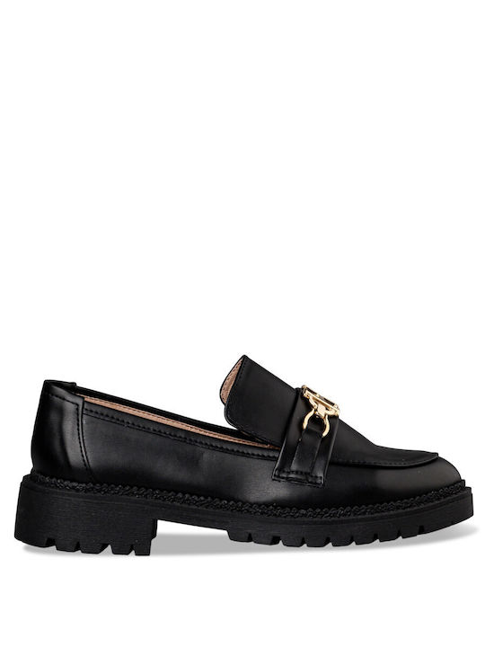 Envie Shoes Women's Loafers in Black Color