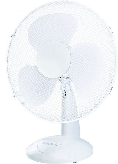 Aca Επιτραπέζιος Ανεμιστήρας 45W Διαμέτρου 40cm Λευκός