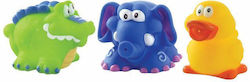 Nuby Crocodile Elephant Duck Παιχνίδι Μπάνιου