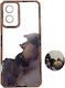 Pop Holder Back Cover Silicon Transparent (Realme 9iOppo A76)