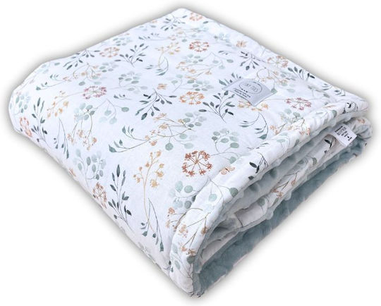 Tiny Toes Pilotă Pentru Patut Dublu Adeziv Multicolor Briză Botanică 75x100cm