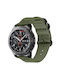 Samsung Galaxy Watch Active 2 18mm Gear S3 Nylon Three Rings Army Green
