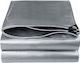 Grasher Waterproof Tarpaulin 250gr/m² 12x8m. Heavy Duty Gray