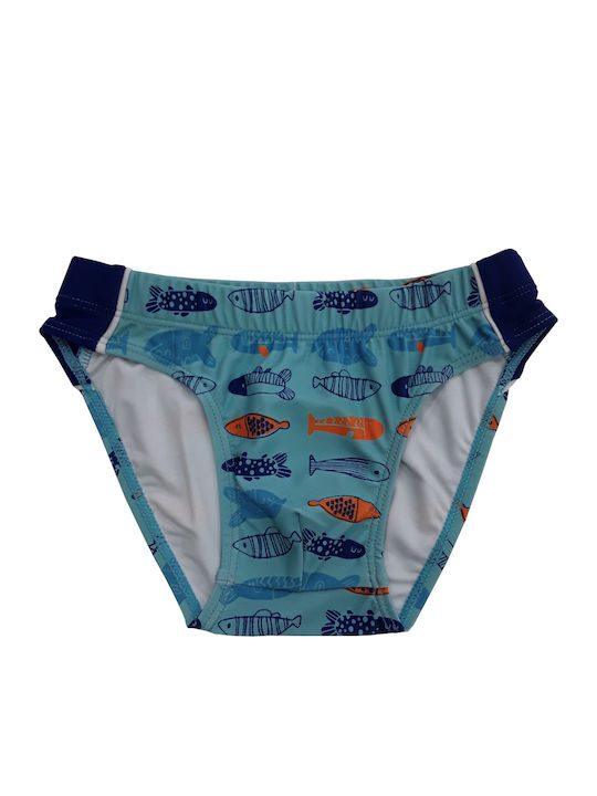 Venere Kinder Badeanzug Badeslips Hellblau
