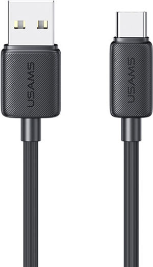 Usams US-SJ688 USB 2.0 Kabel USB Typ-C männlich - USB-A 15W Schwarzes 1m SJ688USB01