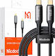 Mcdodo USB 2.0 Cable USB-C male - USB-C 240W PD Μαύρο 1m CA-2990