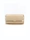 Logo Leather Women's Bag Crossbody Gold
