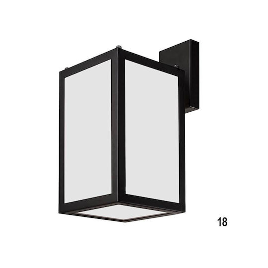 Luma Lumină de exterior montată pe perete E27 IP54 18x37εκ.