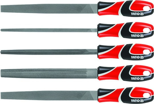 Yato YT-6238 Set of Files with Handle 5pcs