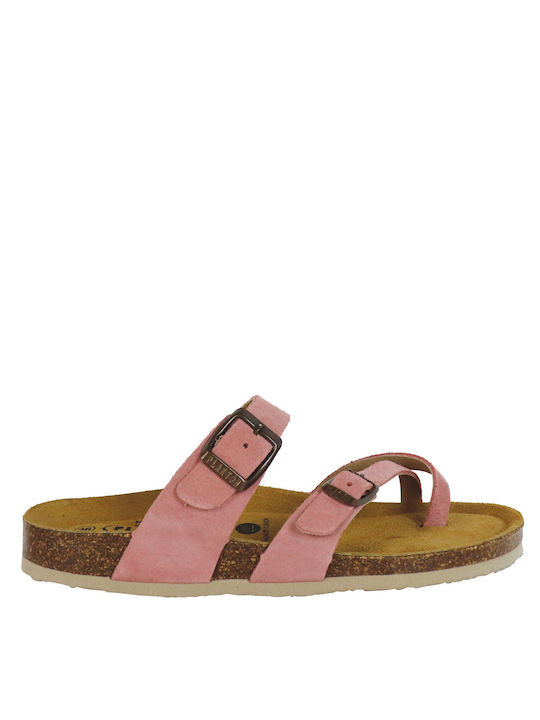 Plakton Women's Flat Sandals Anatomic in Pink Color