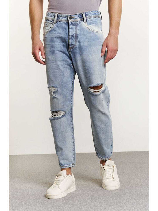 Edward Jeans Pantaloni de Bărbați din Jean Albastru deschis