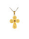 Women's Gold Byzantine Cross 14K