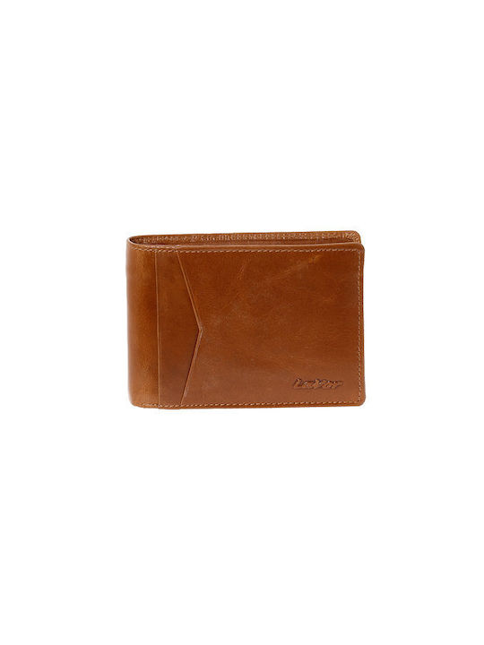 Lavor Men's Leather Wallet with RFID Cognac