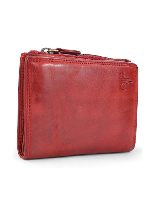 Kion Small Leather Women's Wallet Red