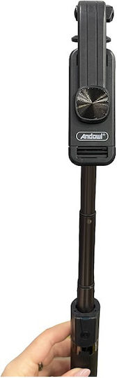 Andowl Q10 Селфи Стик Трипод За Мобилни Устройства Bluetooth Черен