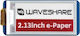2.13 Zoll E-Paper E-Ink Display Modul B Raspberry Pi Pico 250x122 Rot Schwarz Weiß SPI