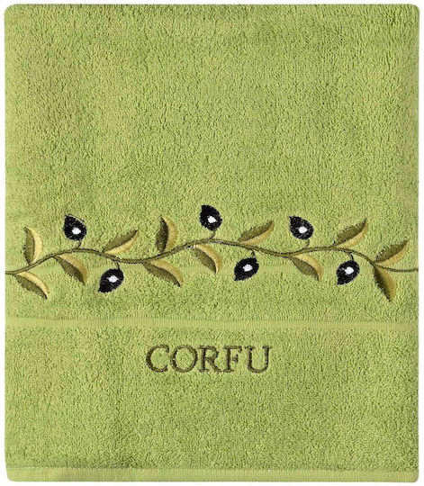 Prosop de față 50cm X 100cm Ramură verde Corfu