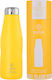 Estia Travel Flask Save the Aegean Ανακυκλώσιμο Μπουκάλι Θερμός Ανοξείδωτο BPA Free 500ml Pineapple Yellow