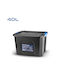 Bormann Plastic Storage Box with Lid Gray 40lt 1pcs