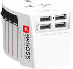 Skross 1.302961 Socket Adapter from Universal to Universal Skross 1.302961 Socket Adapter from Universal to Universal