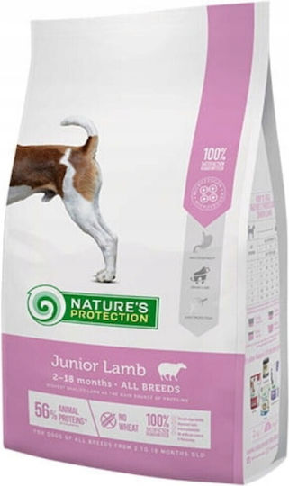 Nature's Protection Junior Lamm Hundefutter für alle Rassen Jugendliche 7,5 kg