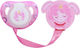 Lorelli Pacifier Silicone Princess - Pink for 0...