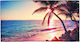 Microfiber Beach Towel 75x150cm Sunset 100% Polyester