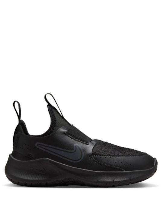 Nike Kids Sports Shoes Running Nike Flex Runner with Velcro Black