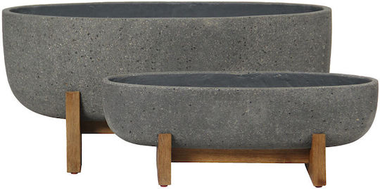 InTheBox Planter Concrete Gray 75x75x32cm.