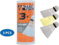Talbot Torro Tech Badminton Shuttlecocks 3 Pieces