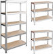 Humberg Dexion Rack 75x30x150cm with 5 Shelves Total Load Capacity 400kg