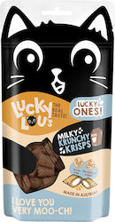 Glückliche Lou Glückliche Leckereien Knusprige Knabbereien Milky 60gr 60gr