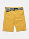 Kids' Shorts/Bermudas Fabric Yellow