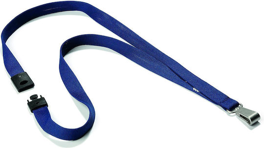 Durable Id Badge Carabiner 15x440mm Durable Soft Color Navy Blue 10 Pieces