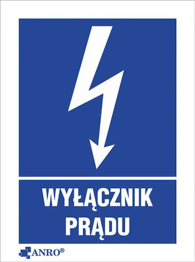 Semn de avertizare autoadeziv Pradu 52x74 8eia Q1 F