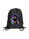 Koupakoupa Wednesday Jenna Ortega Gym Backpack Black