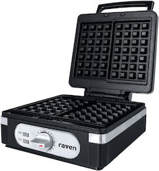 Raven EG004BX Für Rechteckige Waffeln 1400W