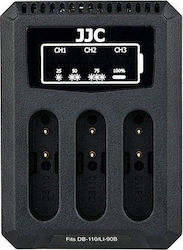 JJC Triple Battery Charger Compatible with Olympus / Ricoh