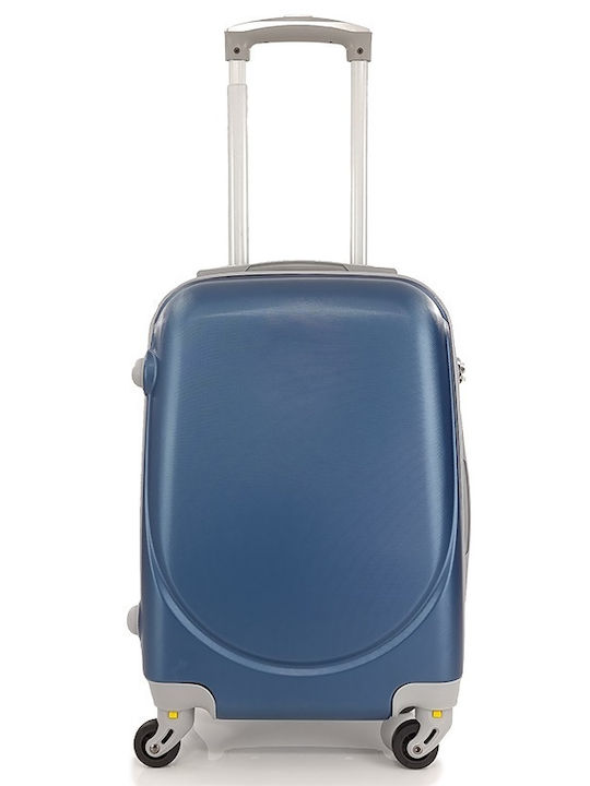 Ormi Cabin Hard Blue Suitcase with 4 Wheels Hei...