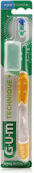 GUM 491 Technique Compact Οδοντόβουρτσα Soft Κίτρινο GUM 491 Technique Compact Οδοντόβουρτσα Soft Κίτρινο