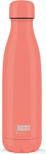 Idrink Θερμός Ανοξείδωτος 500ml Coral