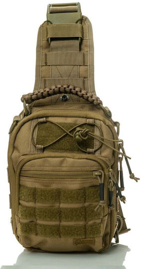 Spartan Tactical Στρατιωτικό Τσαντάκι Στήθους από Πολυεστέρα Χακί 6lt
