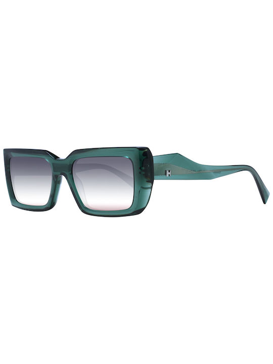 Ana Hickmann Sonnenbrillen mit Grün Rahmen und Gray Verlaufsfarbe Linse HI9199 T01