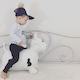 Sun Baby Săritori Căluț Alb 55cm