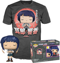 Funko Pop! Tees Animation: My Hero Academia - (Adult): Kyoka Jirou With Mic Vinyl Figure And T-Shirt (S)