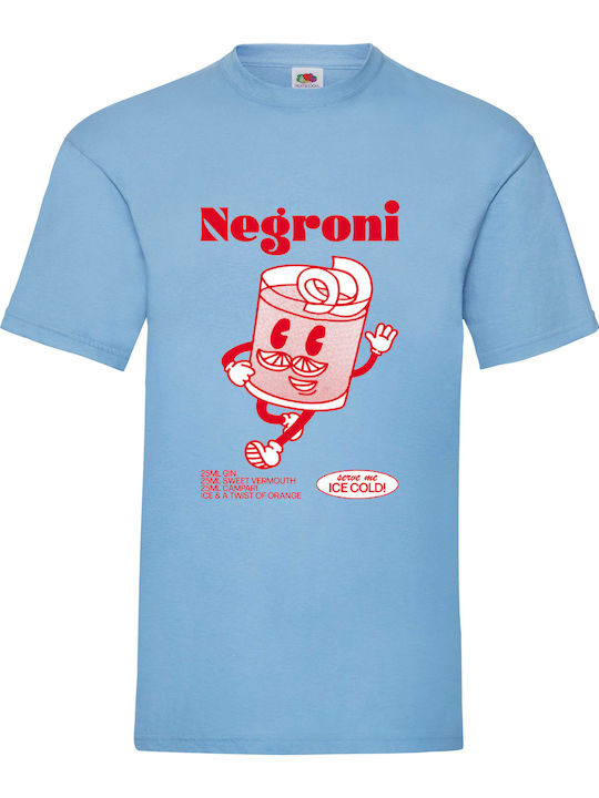 Fruit of the Loom Negroni Cocktail Μπλούζα Μπλε...