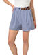 Potre Women's High-waisted Shorts Blue
