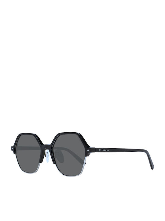 Ana Hickmann Women's Sunglasses with Black Plastic Frame and Black Lens