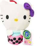 Hello Kitty Kawaii Treats Bubble Tea Squeeze Plush 23cm - Jucărie de pluș și moale Hello Kitty Kawaii Treats Bubble Tea, 23cm